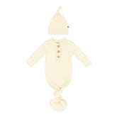 Knotted Gown with Hat Set in Chamomile