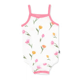 Spaghetti Strap Leotard in Tulip