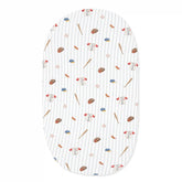 Oval Bassinet Sheet in Home Run