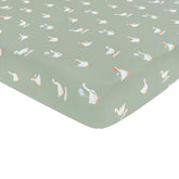 Mini Crib Sheet in Silly Goose
