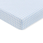 Crib Sheet in Gingham Breeze