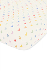 Crib Sheet in Pastel Mickey Mouse