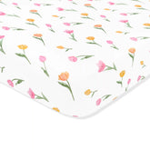 Crib Sheet in Tulip