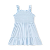 Smocked Dress in Breeze
