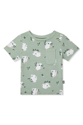 Toddler Crew Neck Tee in Koala