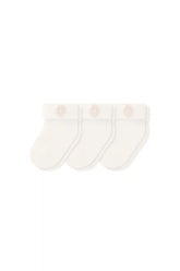 Baby 3-Pack Socks in Cloud