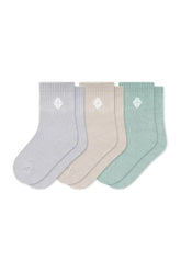 Crew Socks Combo 3-Pack in Neutral