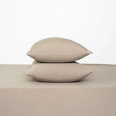Fitted Sheet with Pillowcases in Almond