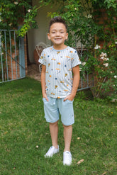 Toddler Basic Tee in Amalfi Coast