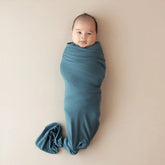 Swaddle Blanket in Atlantic