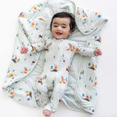 Baby Blanket in Winnie the Pooh Hundred Acre Wood 1.0