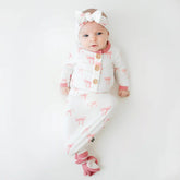 Knotted Gown with Bow Set in Bow