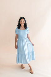 Women’s Smocked Dress in Breeze