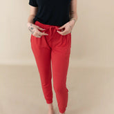 Women's Jogger Pants in Cardinal