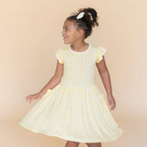 Pocket Dress in Gingham Chamomile