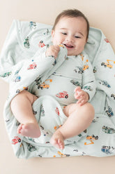 Baby Blanket in City Vehicles 1.0
