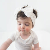Bow Headband in Cloud