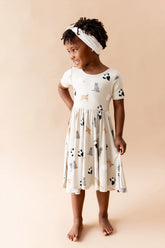 Twirl Dress in Fluffy Cat