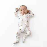 Zippered Footie in Home Run