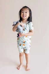 Short Sleeve Pajamas in Winnie the Pooh Hundred Acre Wood