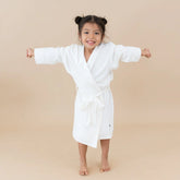 Hooded Bath Robe in Cloud