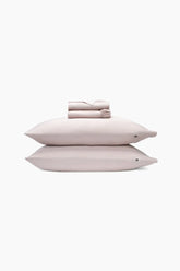 Bamboo Sateen Sheet Set in Rose Quartz
