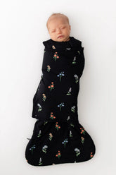 Sleep Bag Swaddler in Midnight Wildflower 1.0