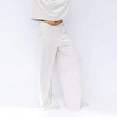 Women's Wide Leg Pant in Oat