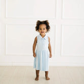 Polo Bodysuit Dress in Breeze