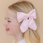 Medium Alligator Clip Bow in Sakura