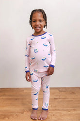 Long Sleeve Pajamas in Sakura Mahjong