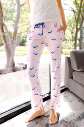 Women's Lounge Pants in Sakura Mahjong