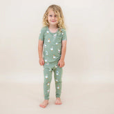 Short Sleeve with Pants Pajamas in Silly Goose