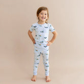 Short Sleeve with Pants Pajamas in Take Off