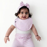 Cushy Bib in Thistle