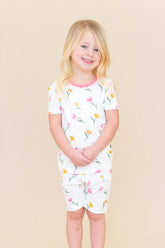 Short Sleeve Pajamas in Tulip