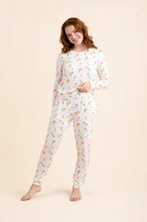 Women's Jogger Pajama Set in Tulip