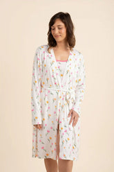 Women's Lounge Robe in Tulip