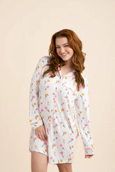 Long Sleeve Women’s Nightshirt in Tulip