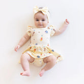 Twirl Bodysuit Dress in Winnie the Pooh Celebration