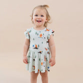 Twirl Bodysuit Dress in Winnie the Pooh Hundred Acre Wood
