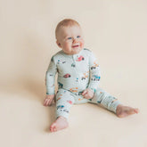 Zippered Romper in City Vehicles