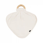 Lovey in Oat with Removable Wooden Teething Ring