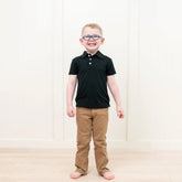 Toddler Short Sleeve Polo in Midnight