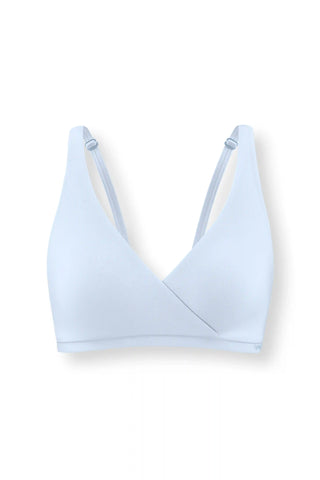 Women's Cross Front Bralette in Breeze