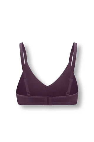 Women's V-Neck Bra in Currant