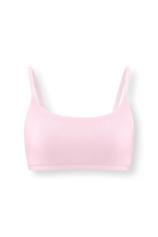 Women's Scoop Neck Bralette in Peony