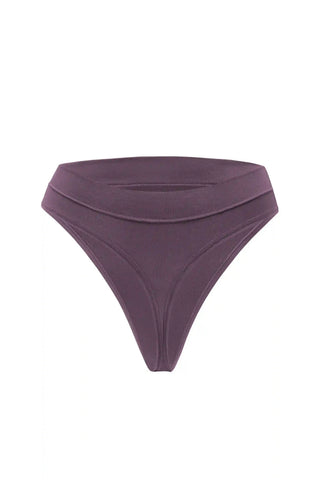Women's Thong in Currant