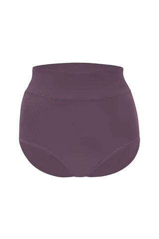 Women's High-Waisted Brief in Currant