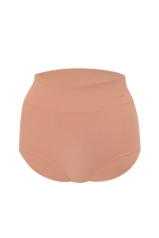 Women's High-Waisted Brief in Latte